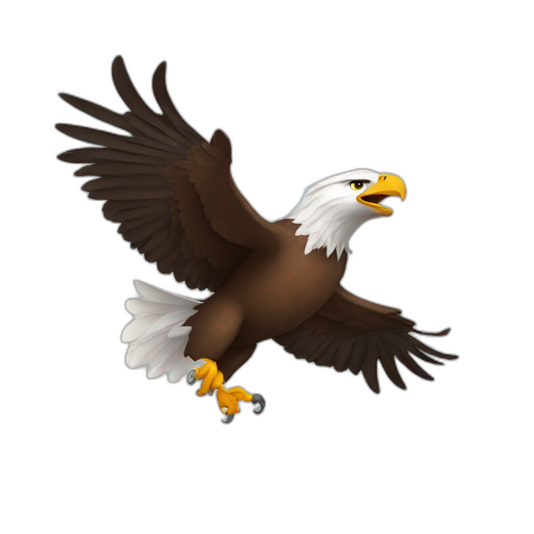 flying eagle emoji