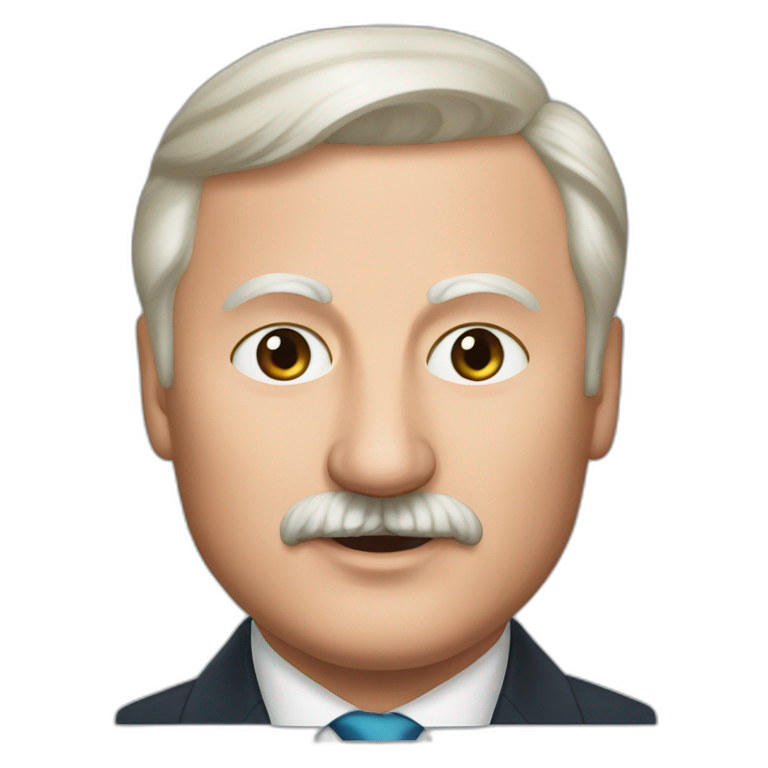 Alexander Lukashenko with an iPhone in his hands emoji
