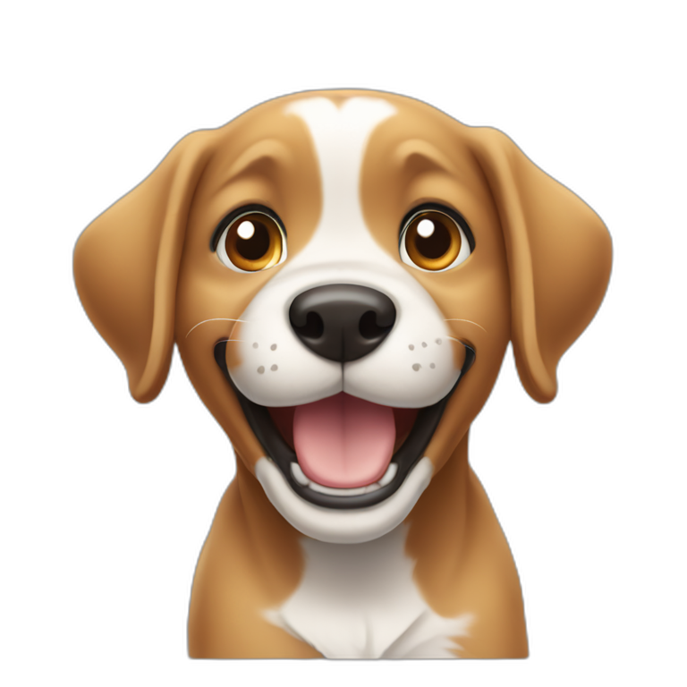 excited-puppy-facing-left emoji
