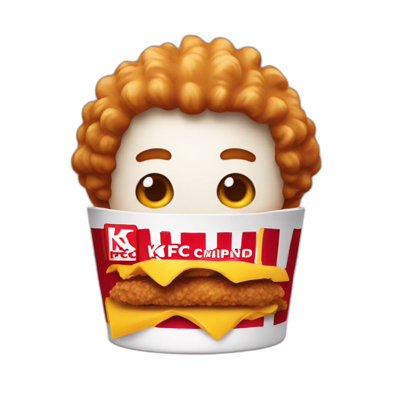 ronald-macdonald-eating-kfc emoji