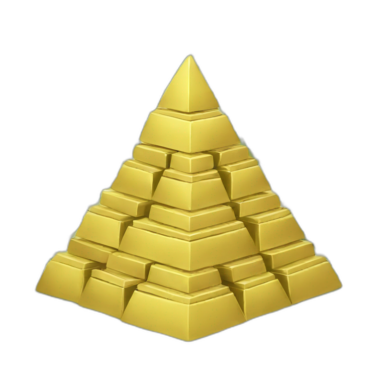Money pyramids emoji