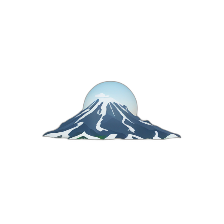 Mt Rainier emoji