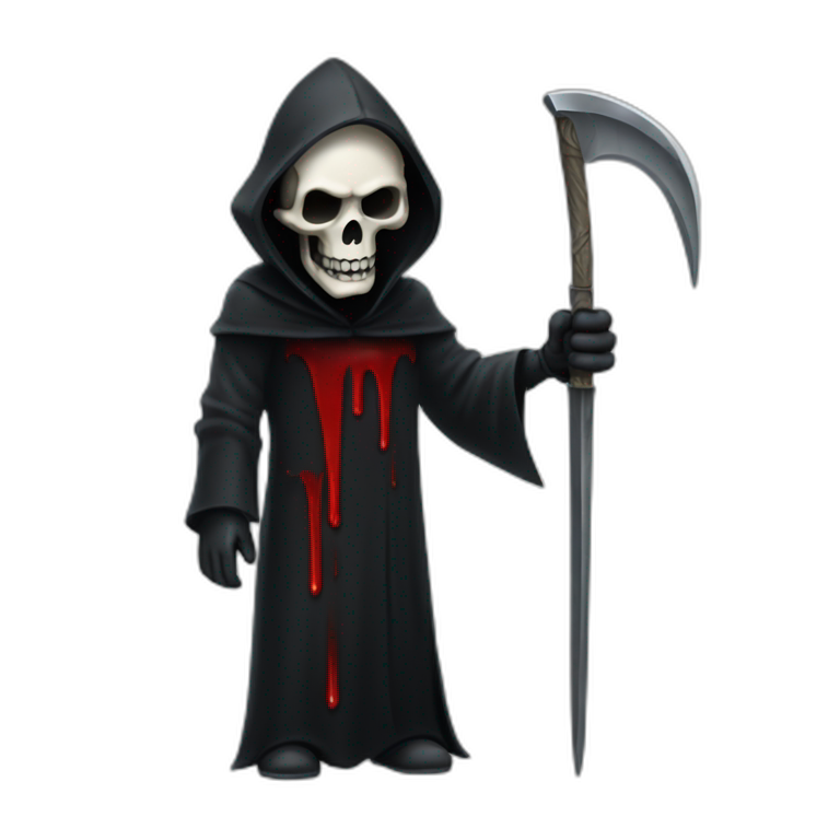 grim reaper timesheet blood emoji