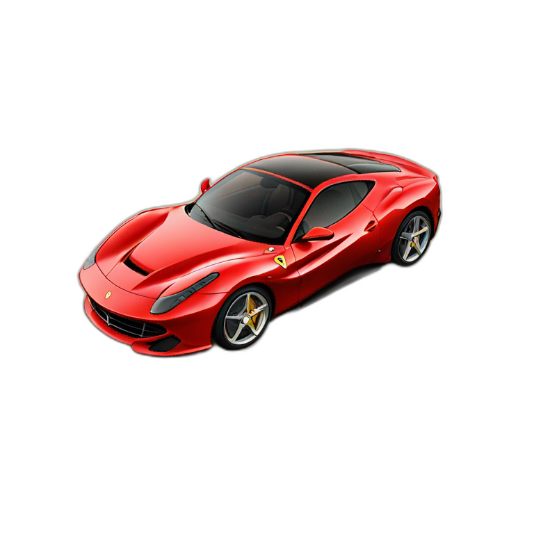 Red Ferrari sp2 emoji