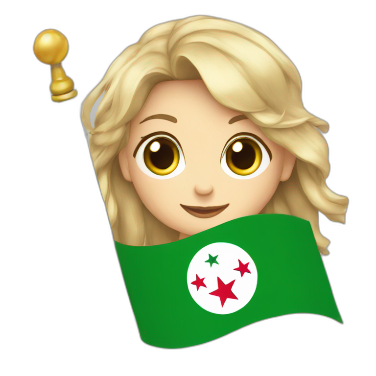 Algeria flag ￼ emoji