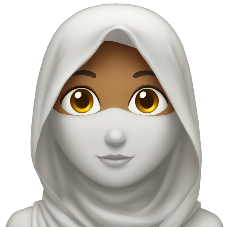 A veiled girl emoji