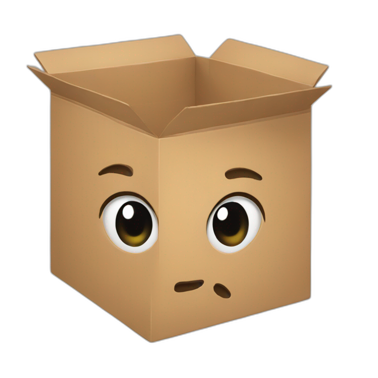 head inside a box emoji