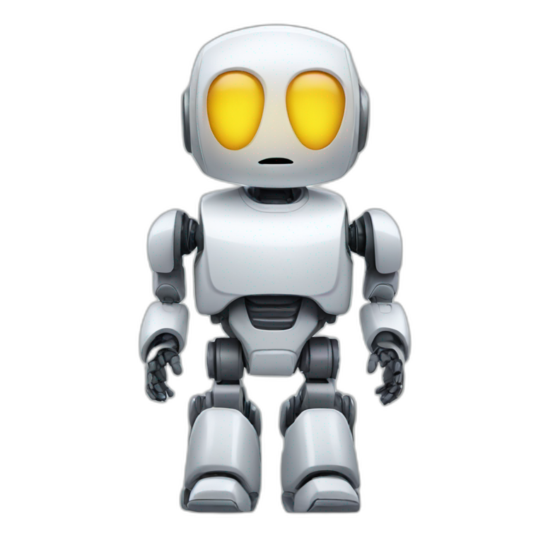 White Male Robot emoji
