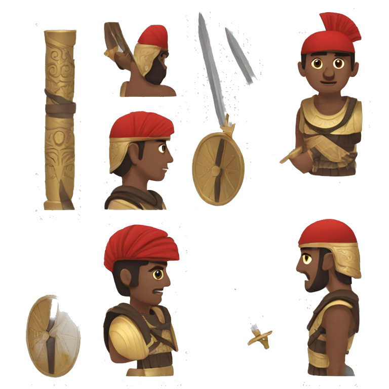 Ancient greek soldier  emoji