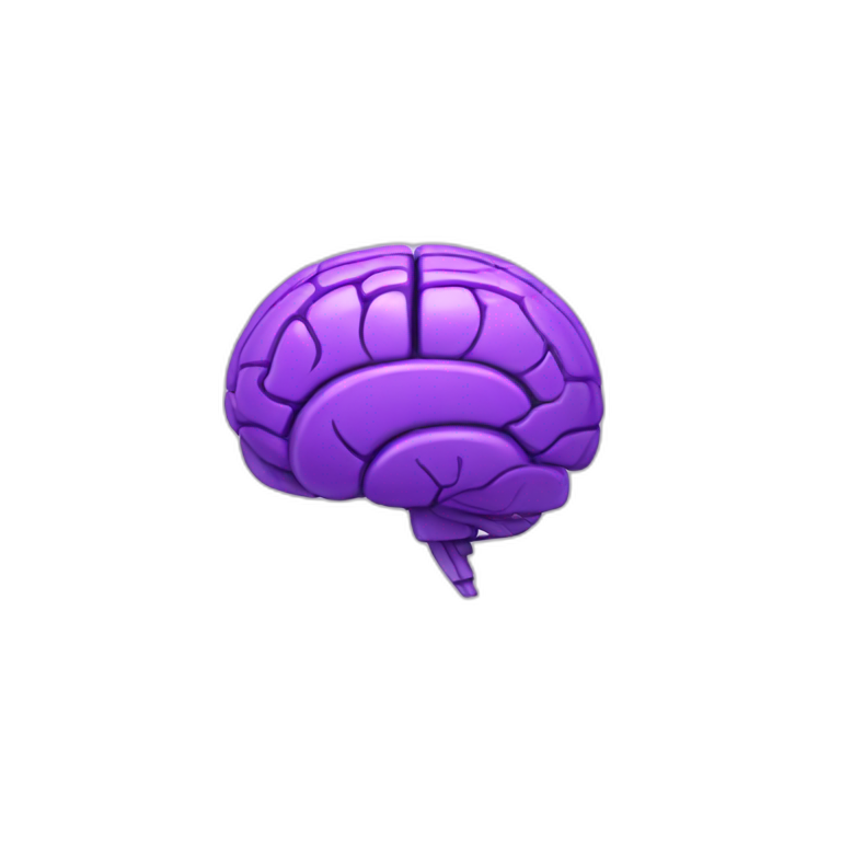 purple robot brain emoji