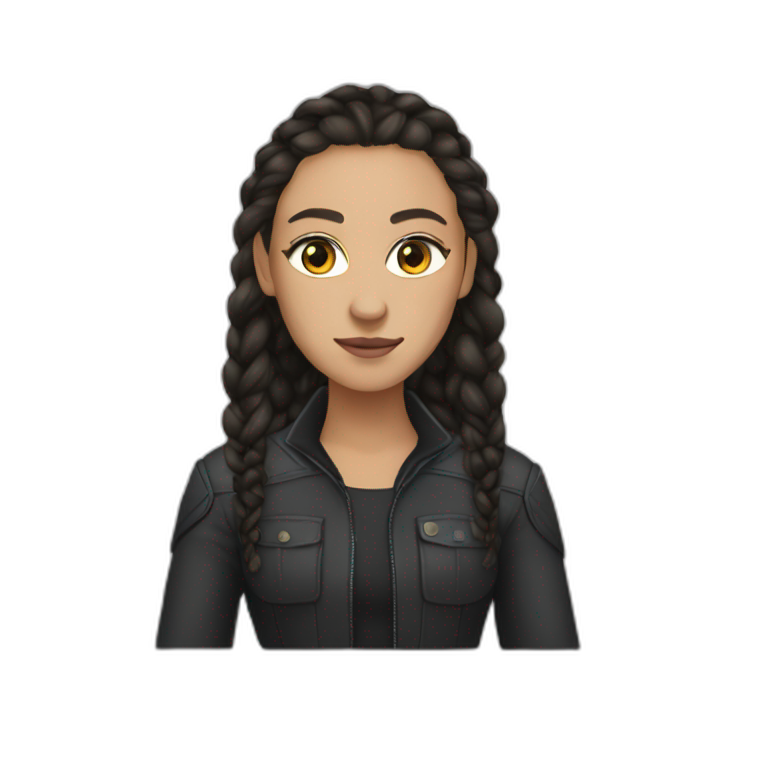 Lexa from the 100 emoji