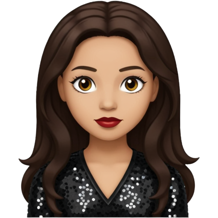 Vesta Williams, R&B Singer with long dark brown hair, black sequin ...