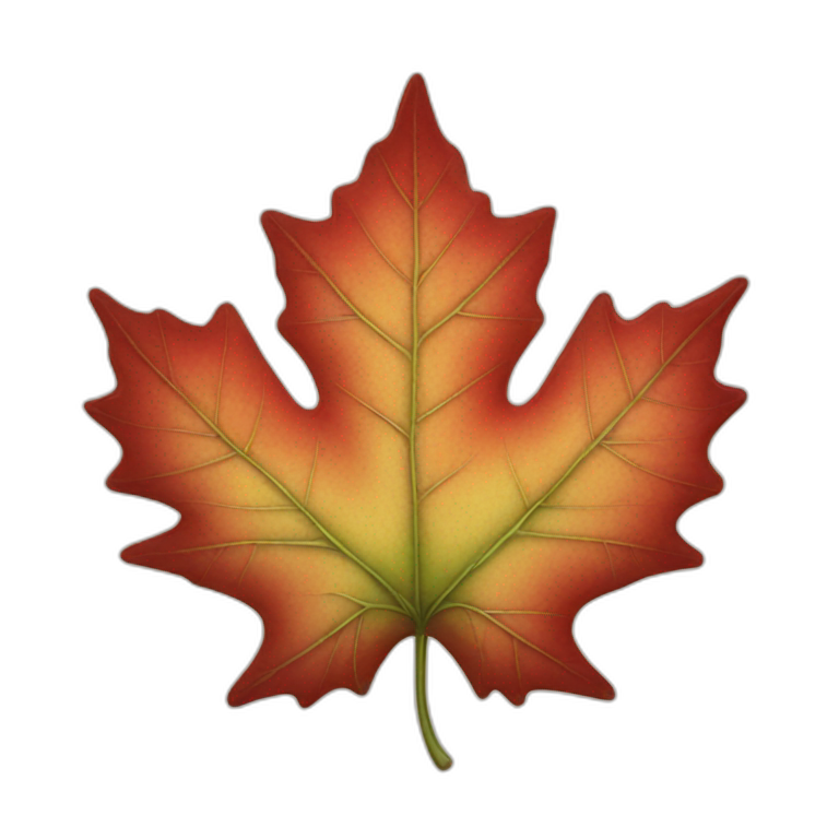 maple leaf emoji