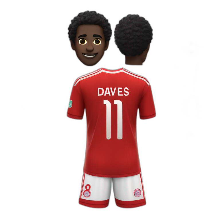 ALPHONSO DAVIES Bayern Munich jersey emoji