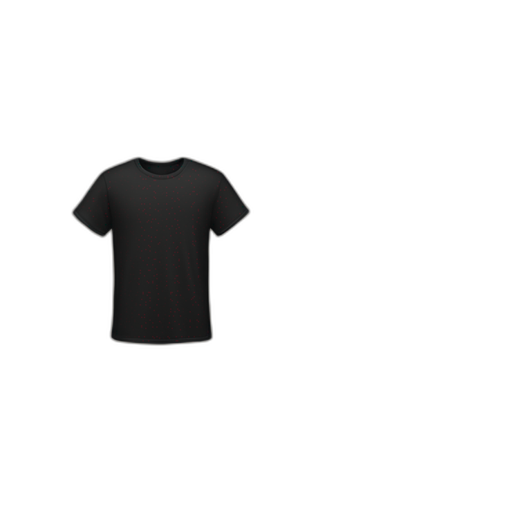 black t shirt emoji AI Emoji Generator