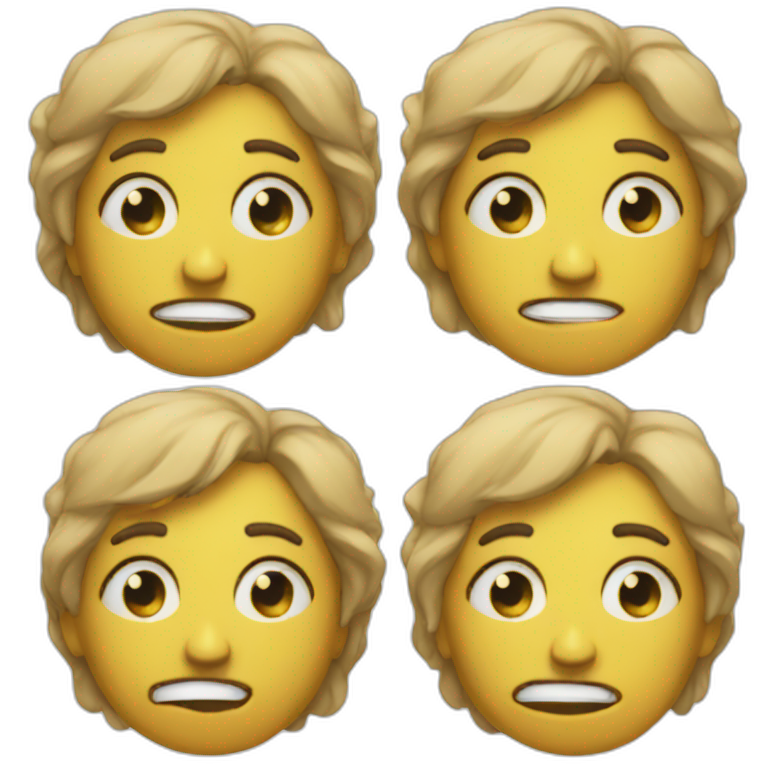 Happy and sad  emoji