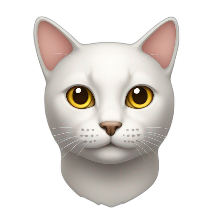 cat with a head emoji