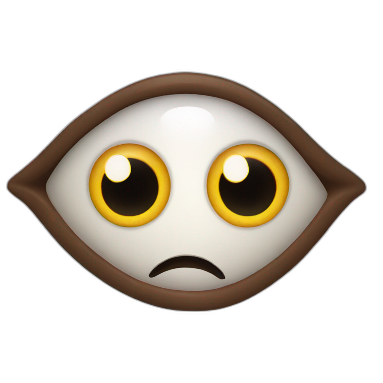 horrifying eye emoji