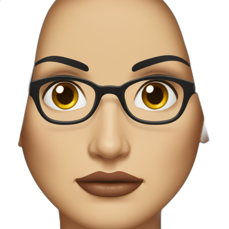 Demi Moore serious emoji