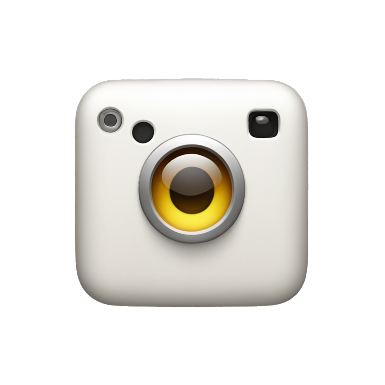iPhone with camera flash emoji