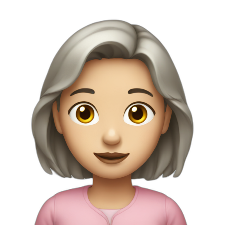 Girl with mortar and pastle emoji