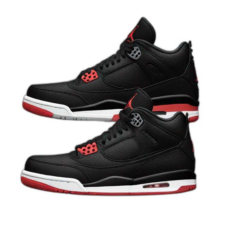 nike air jordan black emoji