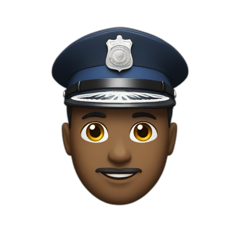 london police officer emoji