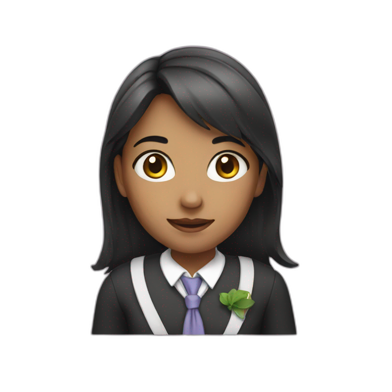 School girl emoji