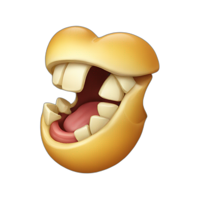 Grosse bite emoji