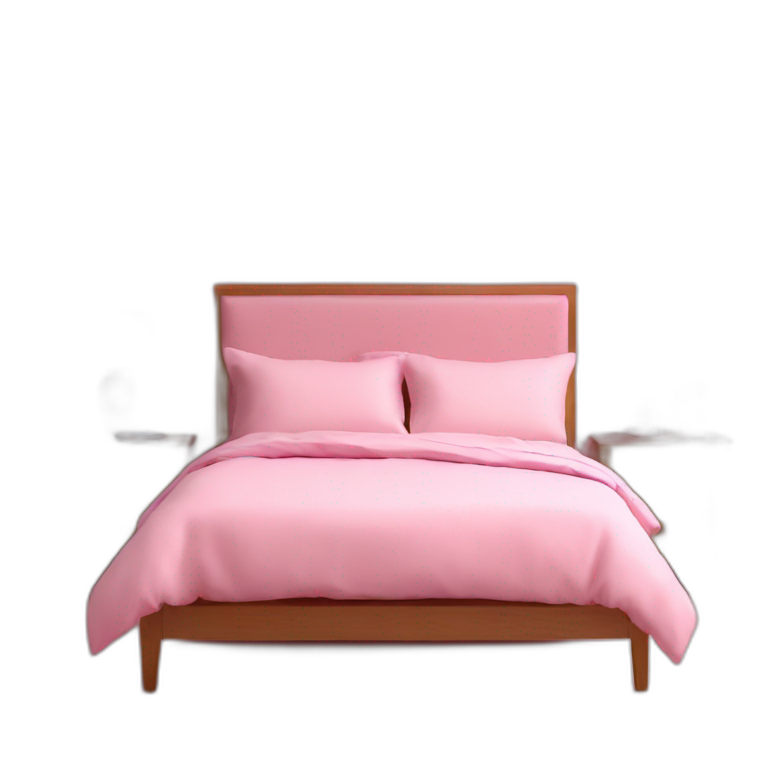 Bedroom pink emoji