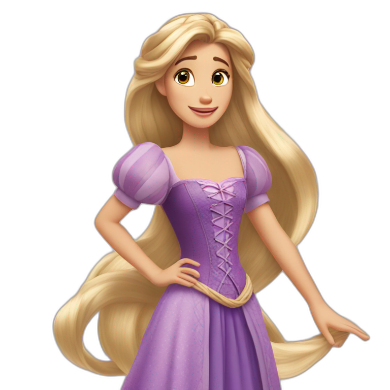 disney princess rapunzel emoji