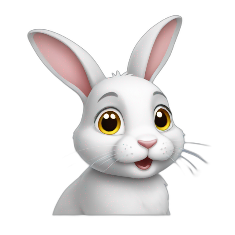 animated rabbit emoji