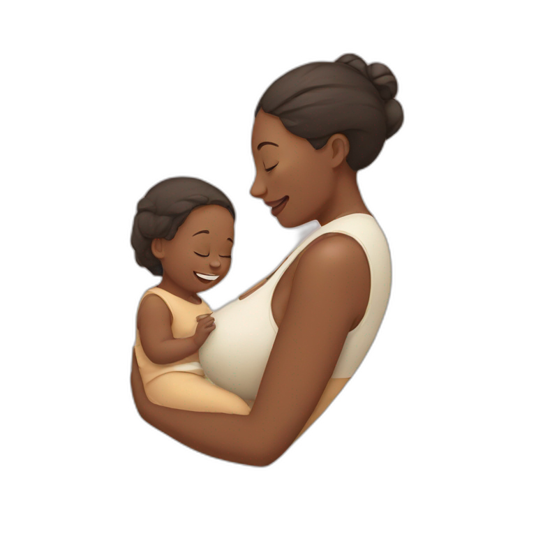 Mother & baby emoji