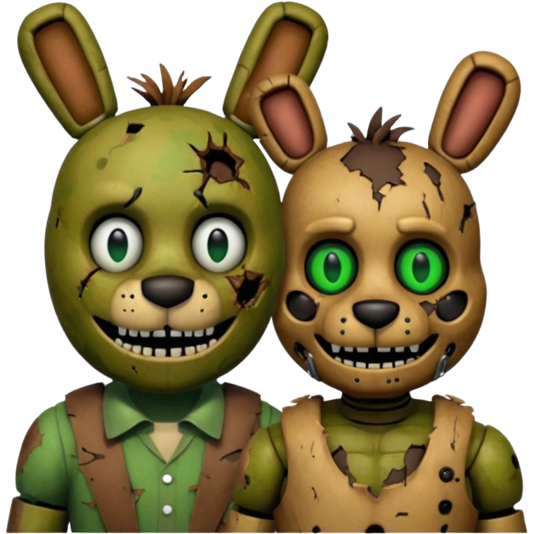 Freddy and springtrap Sticker