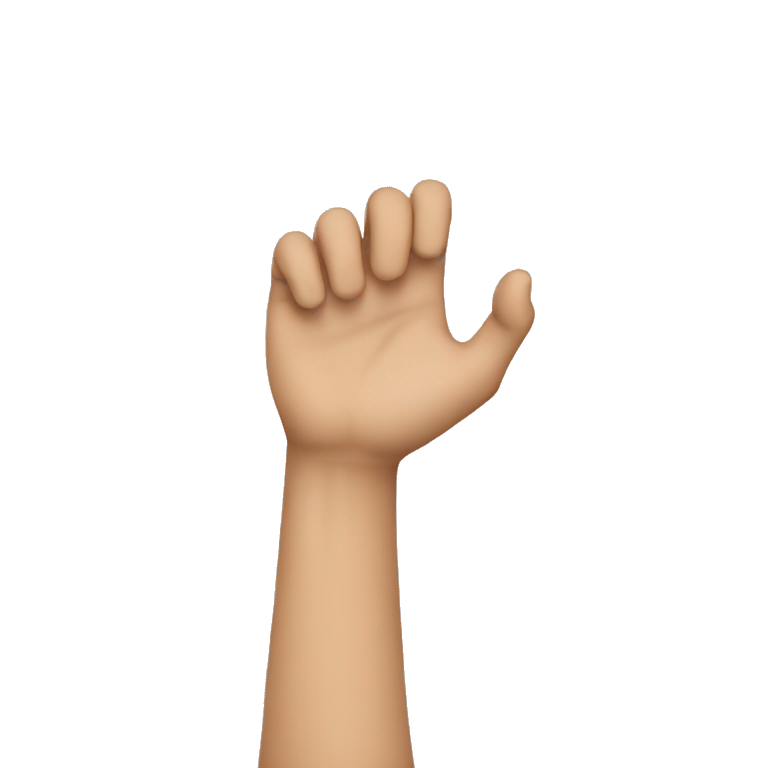 One person head down hand raise emoji