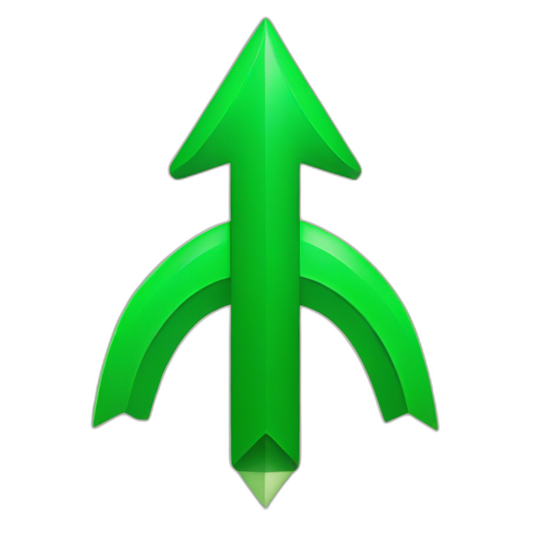green up arrow emoji