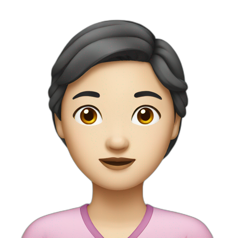 Chinese woman emoji