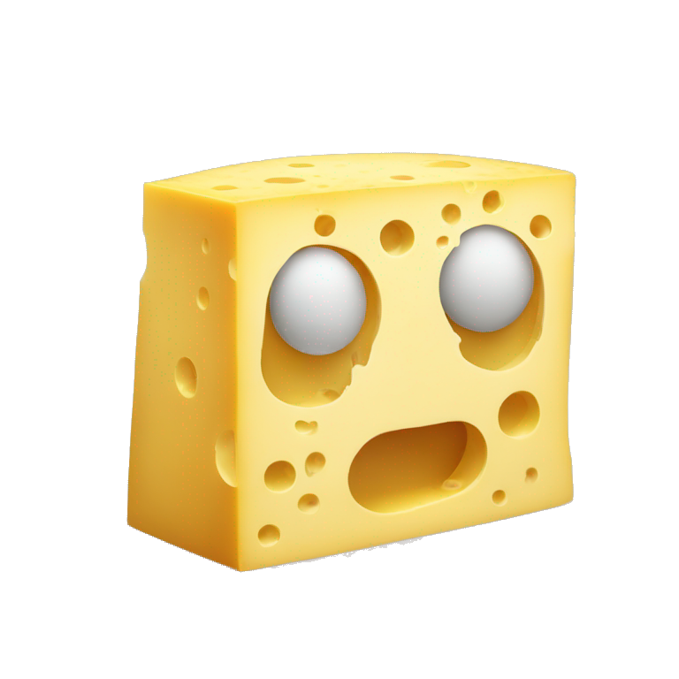 graphics card made of cheese emoji