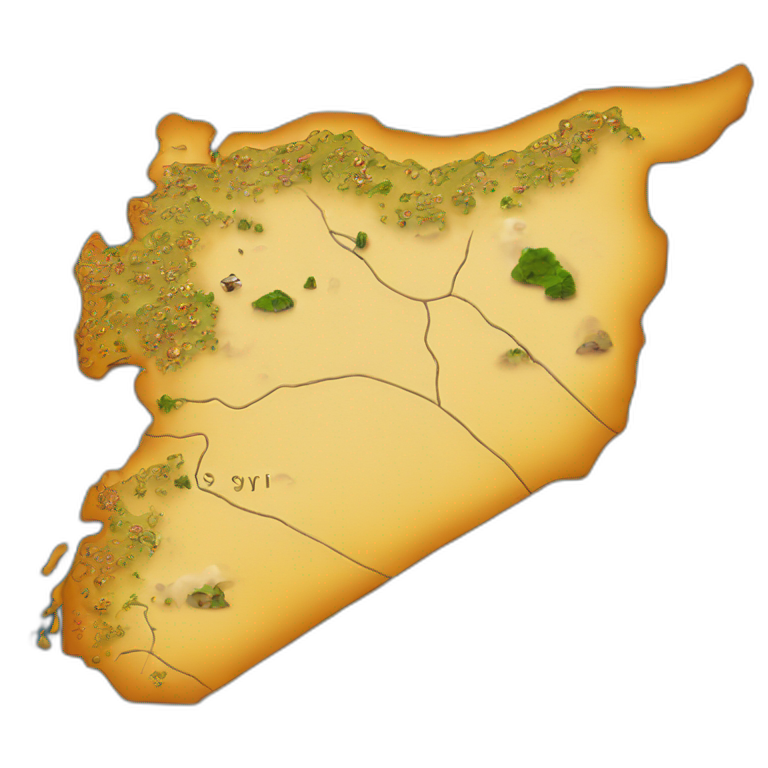 syria map emoji
