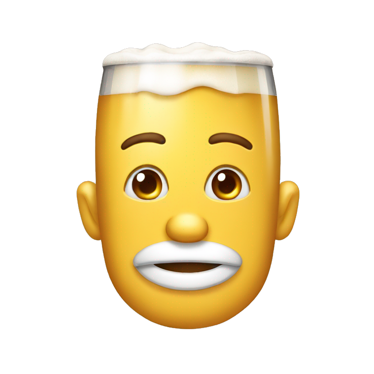 Chat qui boit de la bière  emoji
