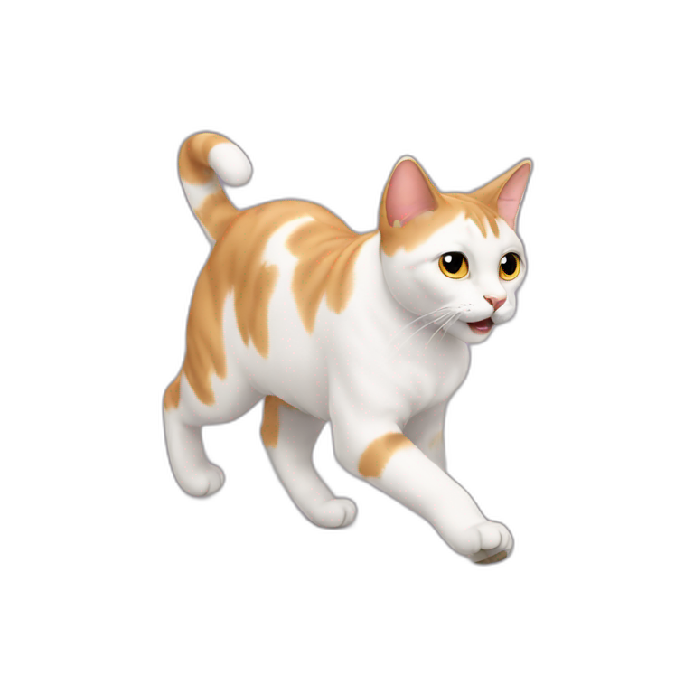 Cat walking emoji