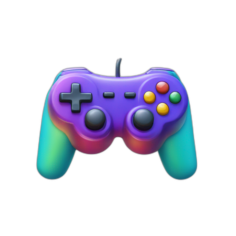 colorful game controller emoji