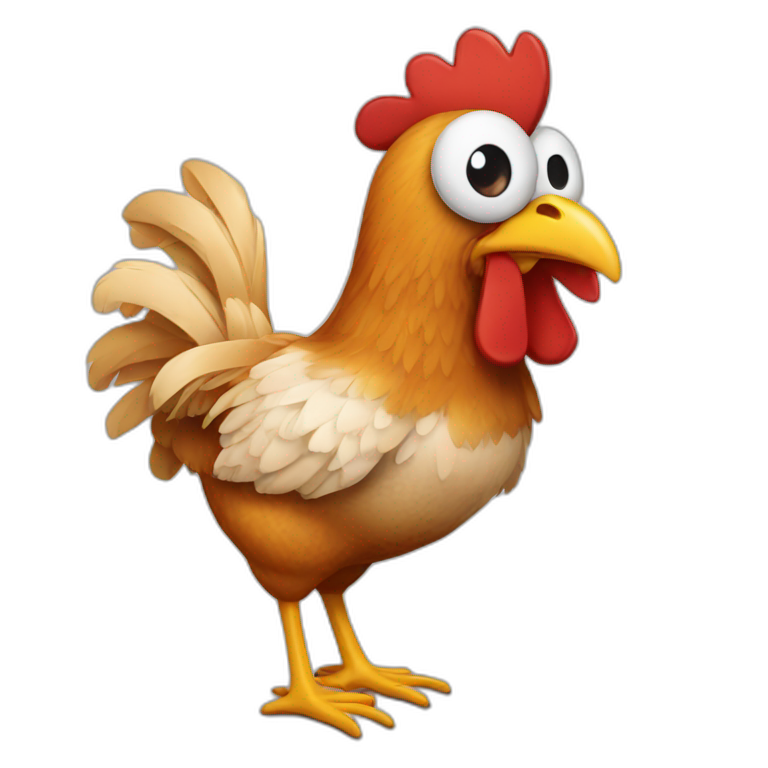 chicken basketball emoji