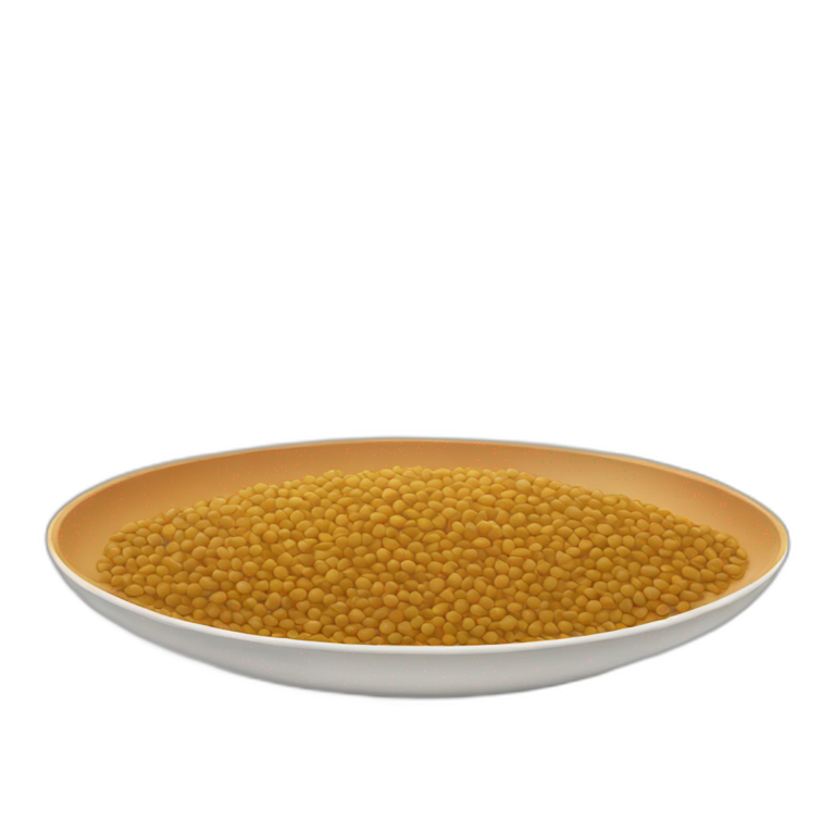 Plate of lentils emoji