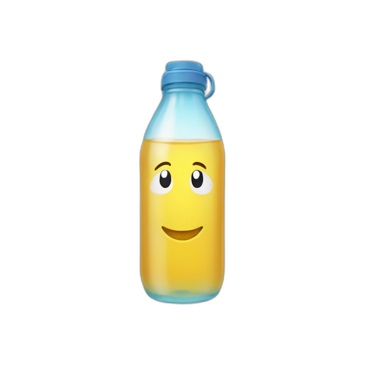 Glass Water bottle emoji