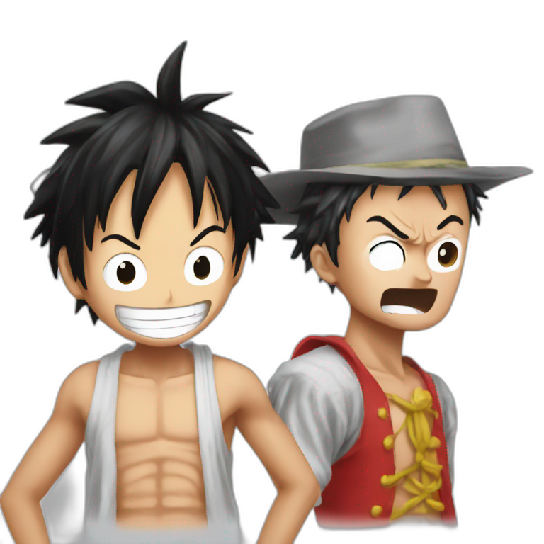 Luffy vs dofamingo emoji