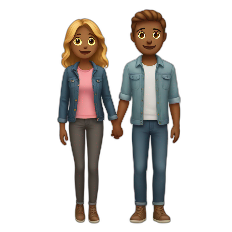 couple holding hands  emoji