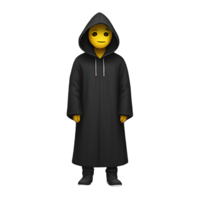 hooded figure emoji