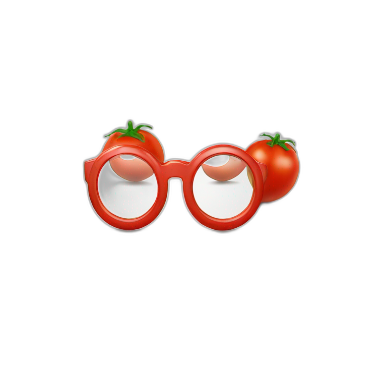 Tomate Avec lunette emoji