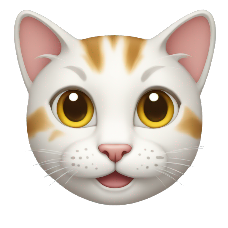 Cat happy emoji